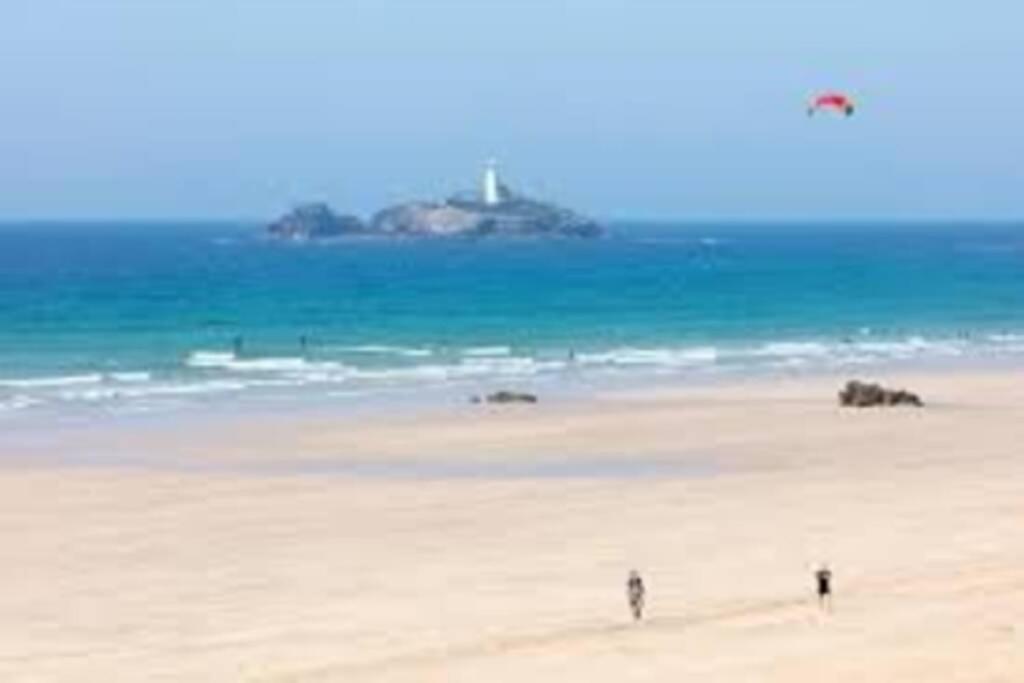 St Ives Apartment Private Parking With Garden 10 Minute Walk Into Town And Beach Exterior foto